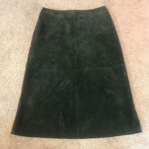 Leather skirt